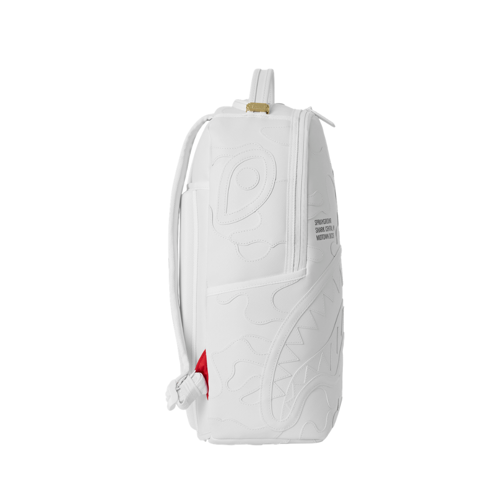 Sprayground Shark Central Camo Cut Shark White DLXSV Backpack