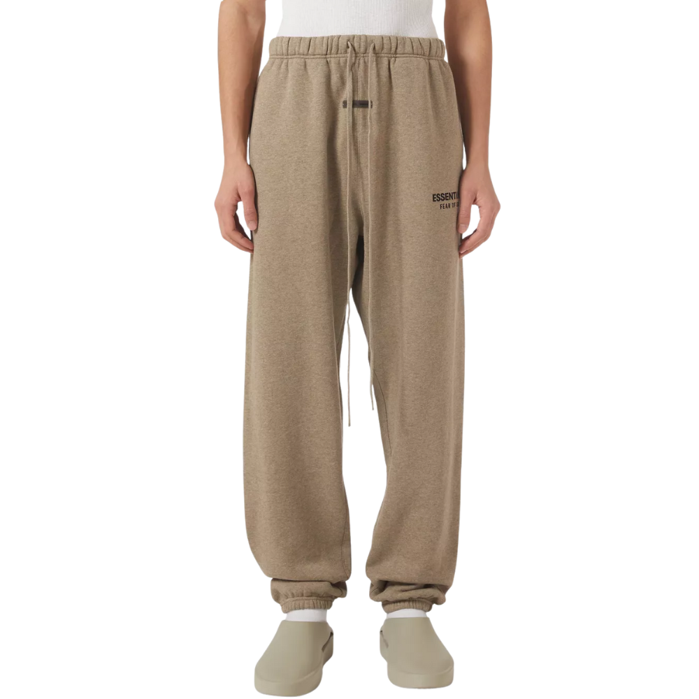 Fear of God Essentials Classic Sweatpants in Core Fleece Dark Beige / Taupe