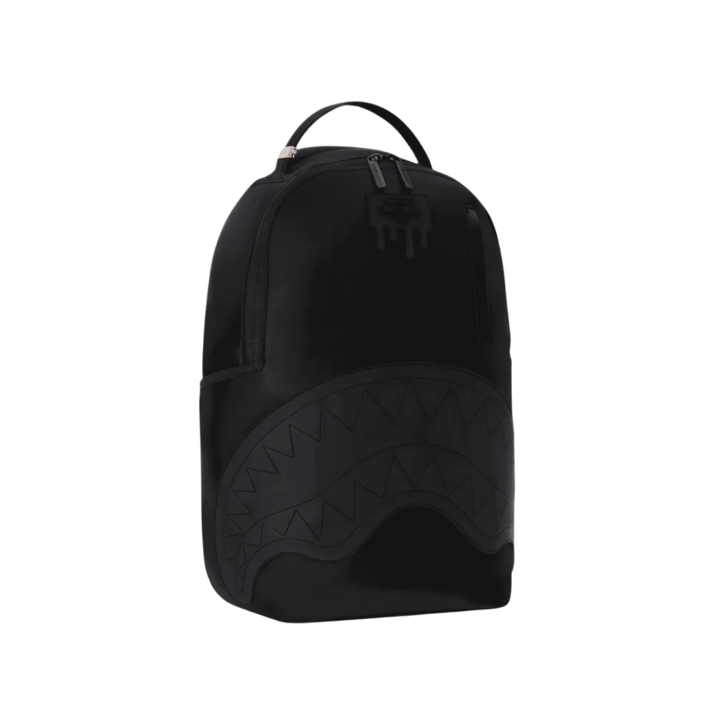 Sprayground Shark Central Embossed Black DLXSV Backpack