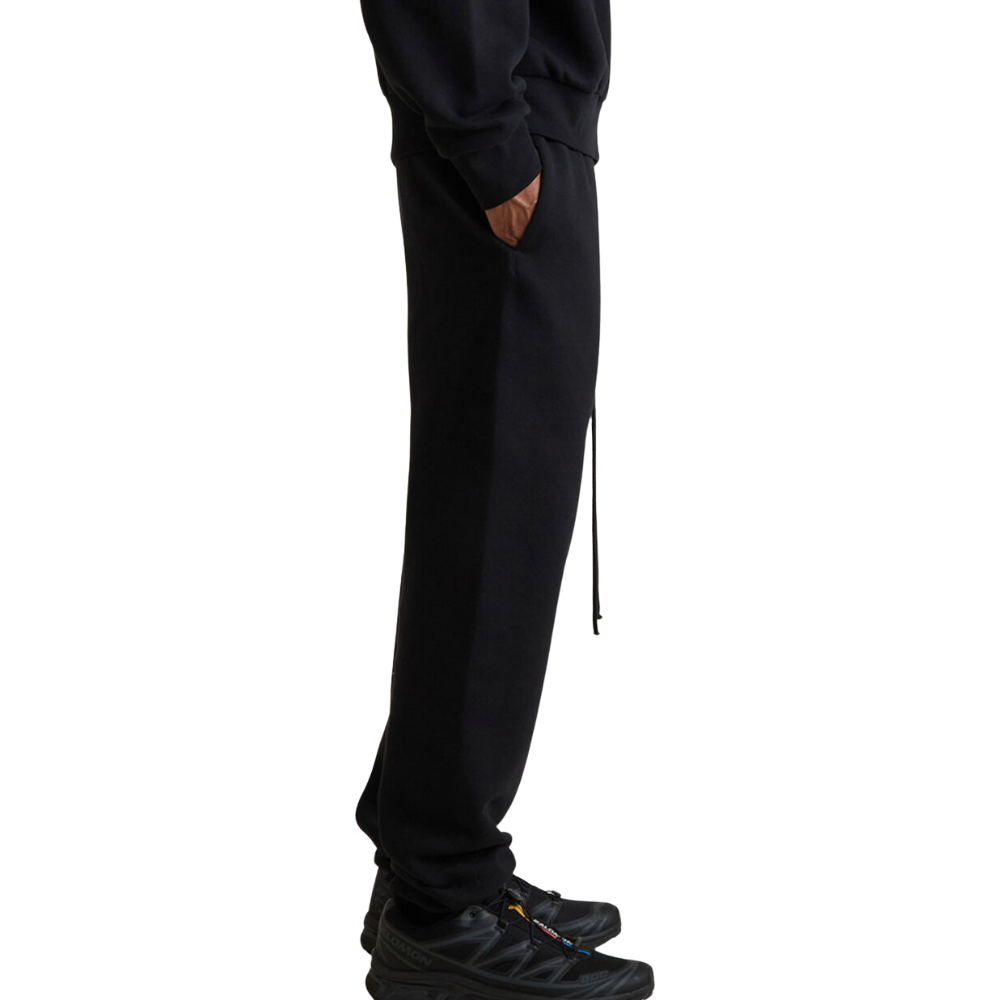 Fear of God ESSENTIALS Jet Black Core Fleece Vintage Sweatpants