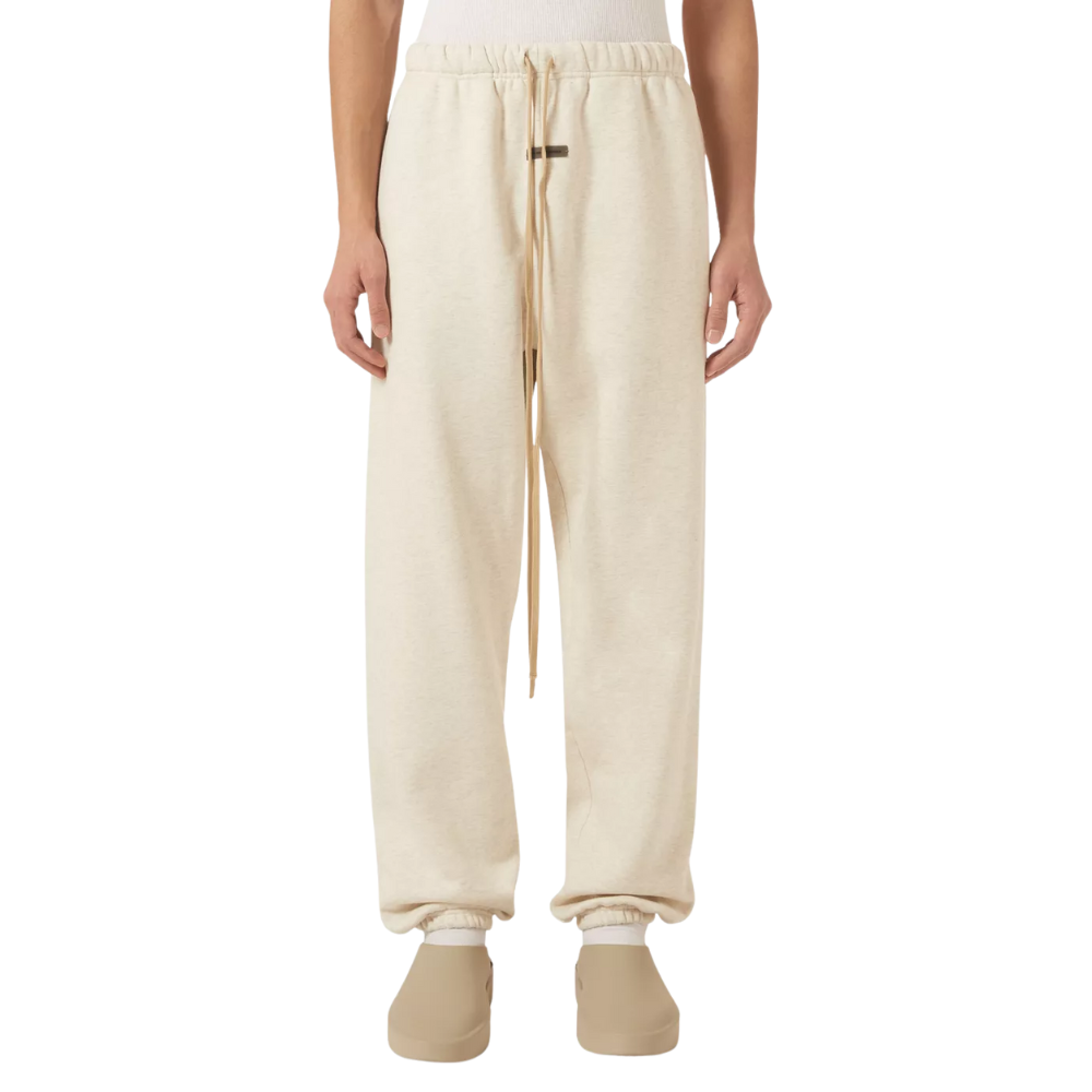 Fear of God Essentials Classic Sweatpants in Core Fleece White/Grey