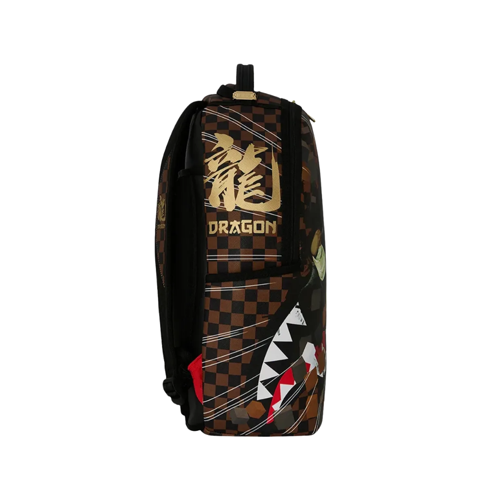 Sprayground Kung Fu Panda Po Checker Karate Kick DLXSV Backpack