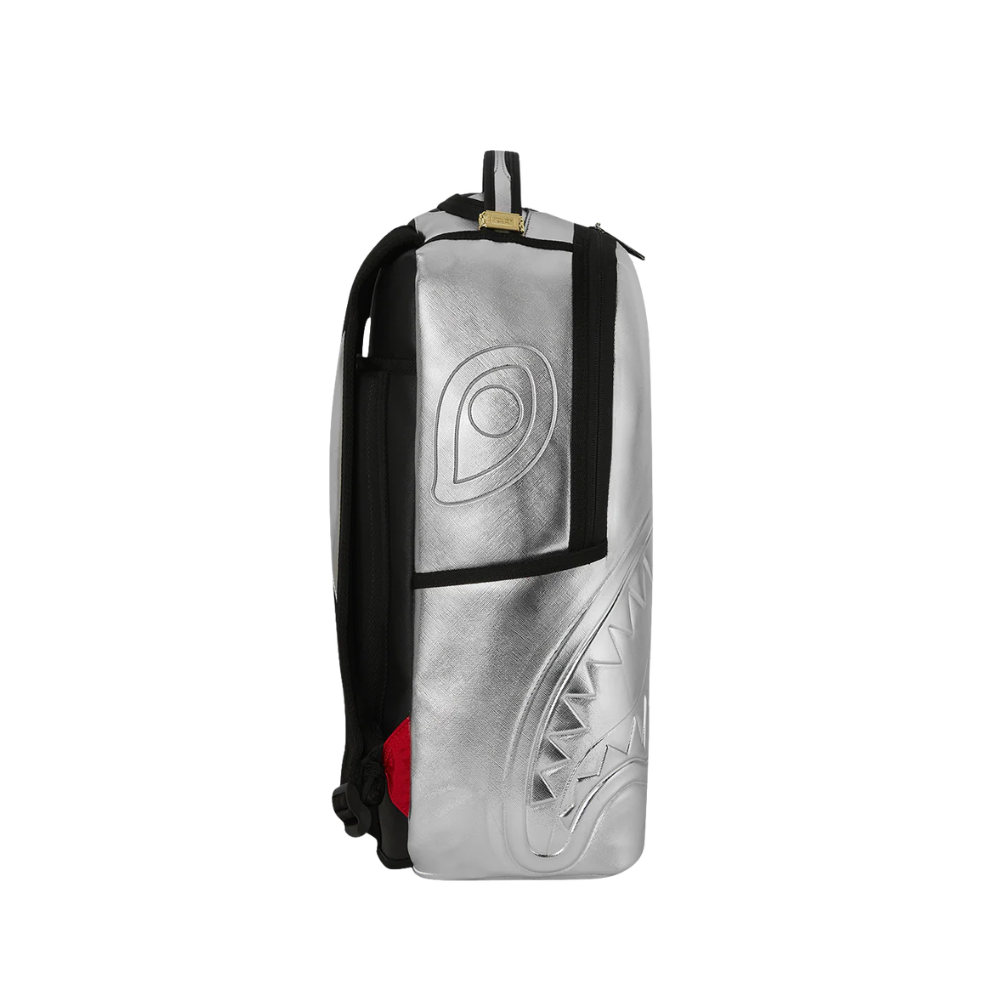 Sprayground Silver Side Drip Savage Backpack