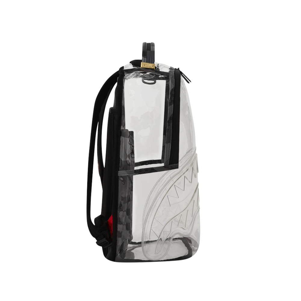 Sprayground 3AM Shark Detail Clear Backpack