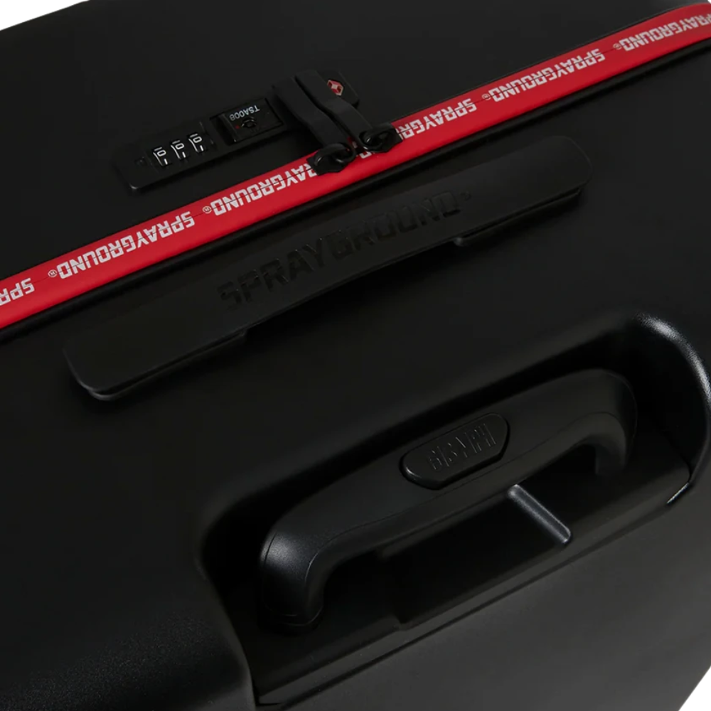 Sprayground Printed Zipper Shark Full-Size Luggage