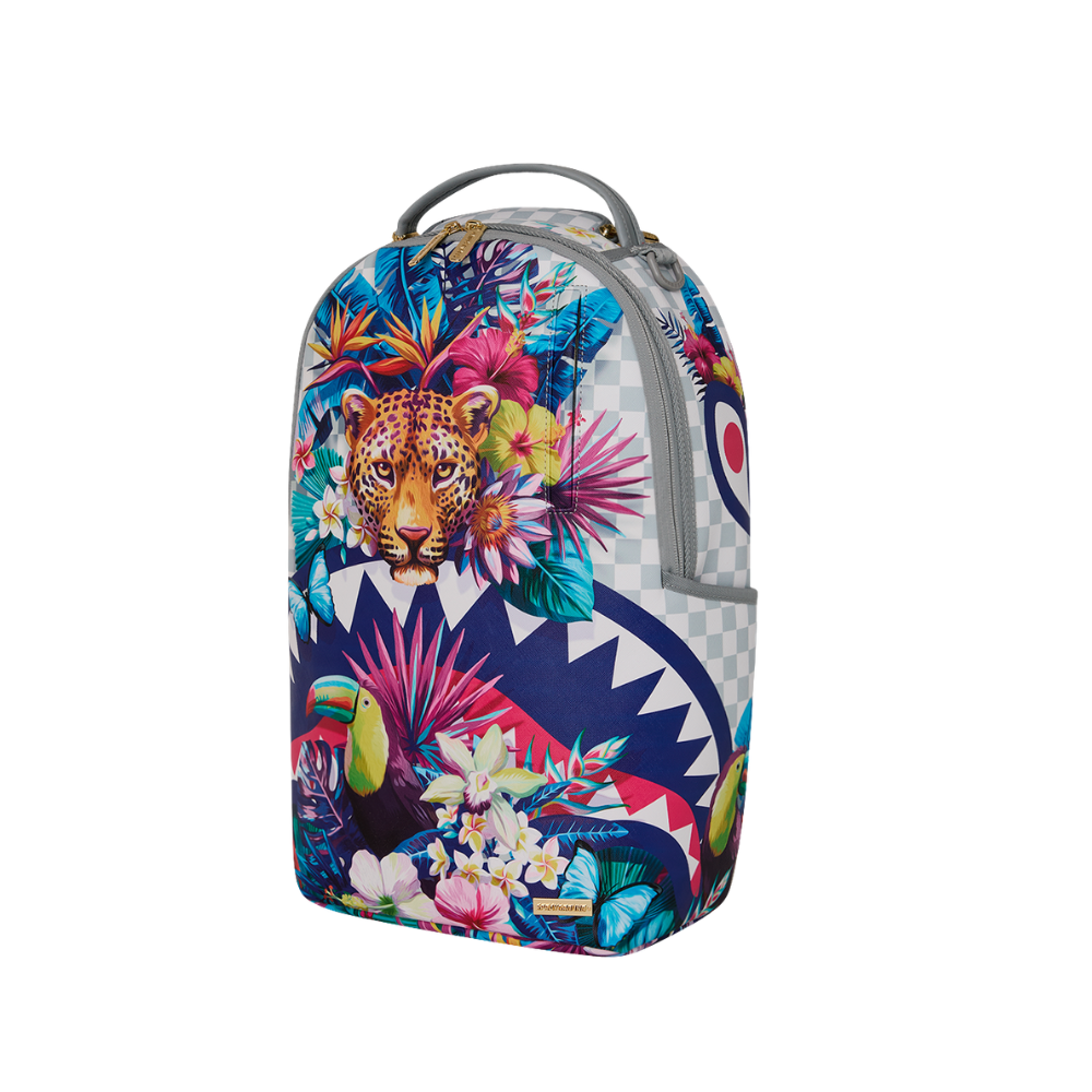 Sprayground Flowering Jungle Shark Backpack