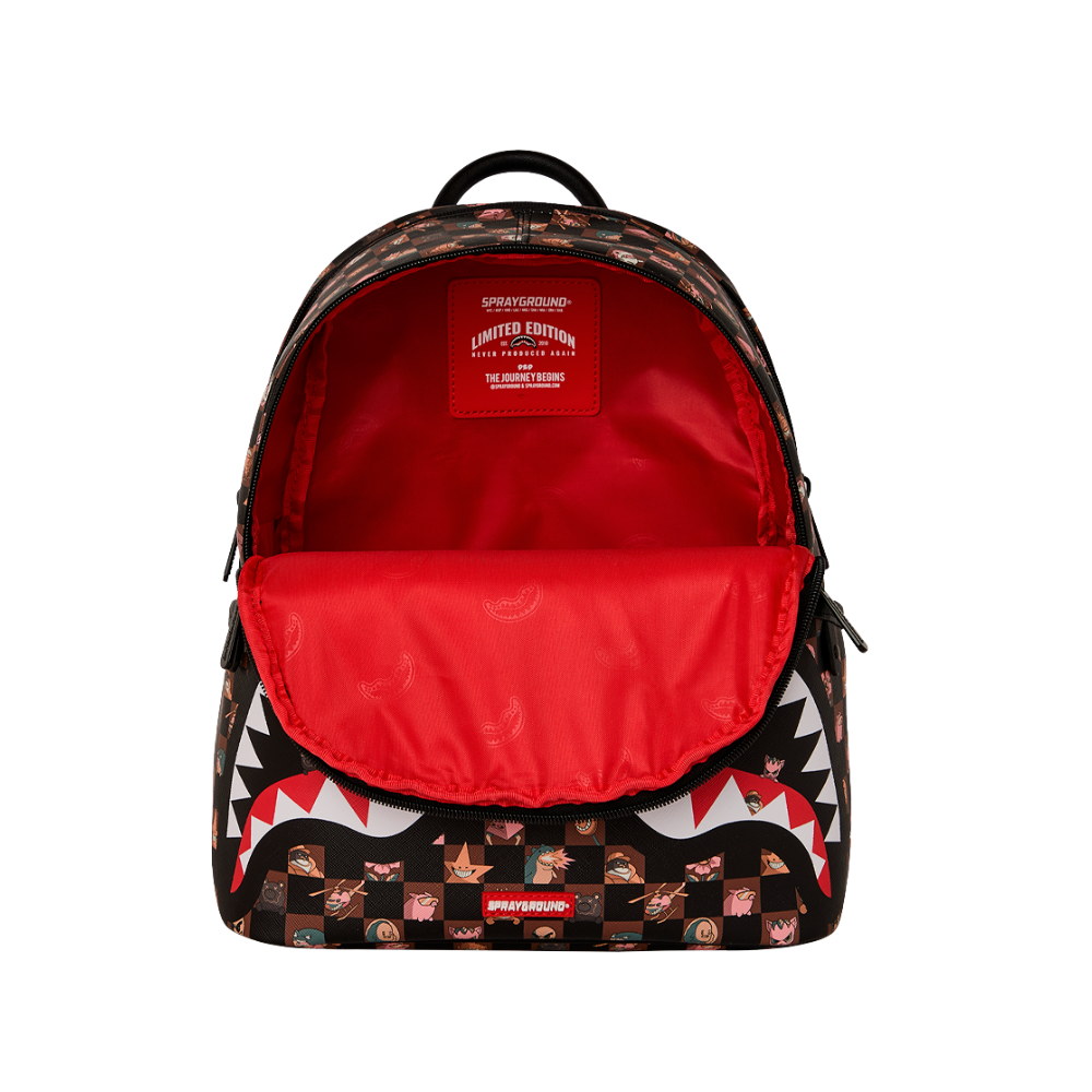 Sprayground Peeking Characters Remix Savage Backpack