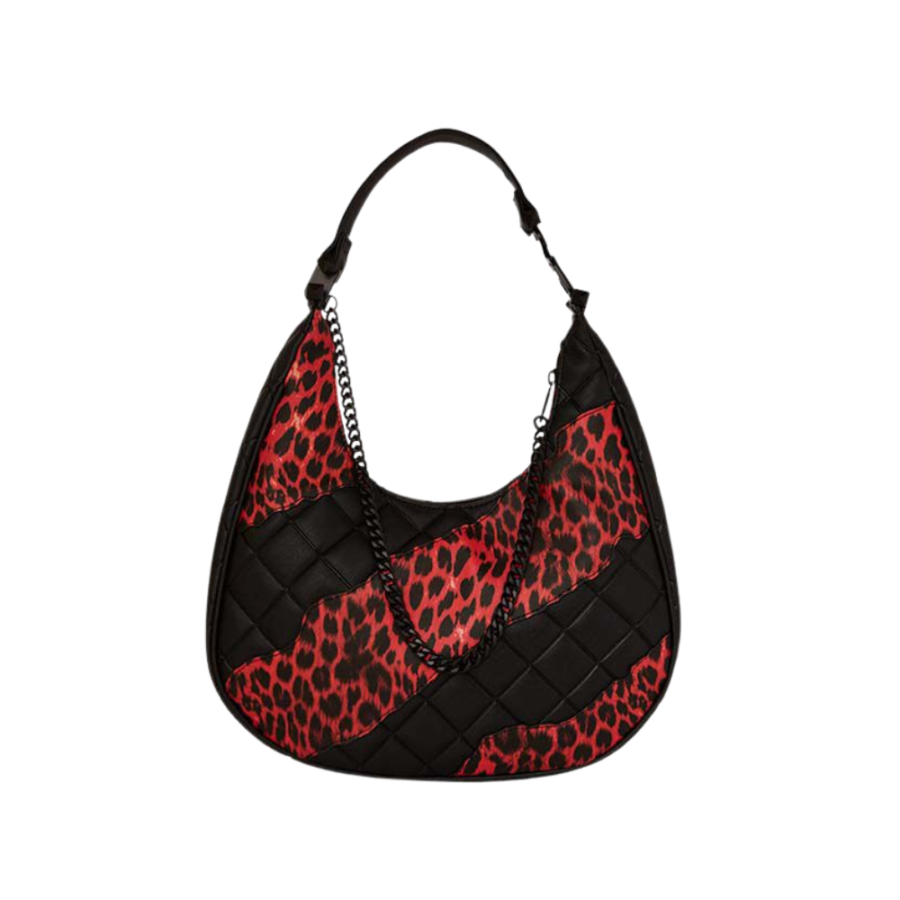 Sprayground Leopard Chain Shoulder Bag
