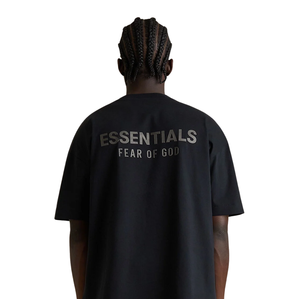 Fear of God ESSENTIALS Jet Black Classic T-Shirt