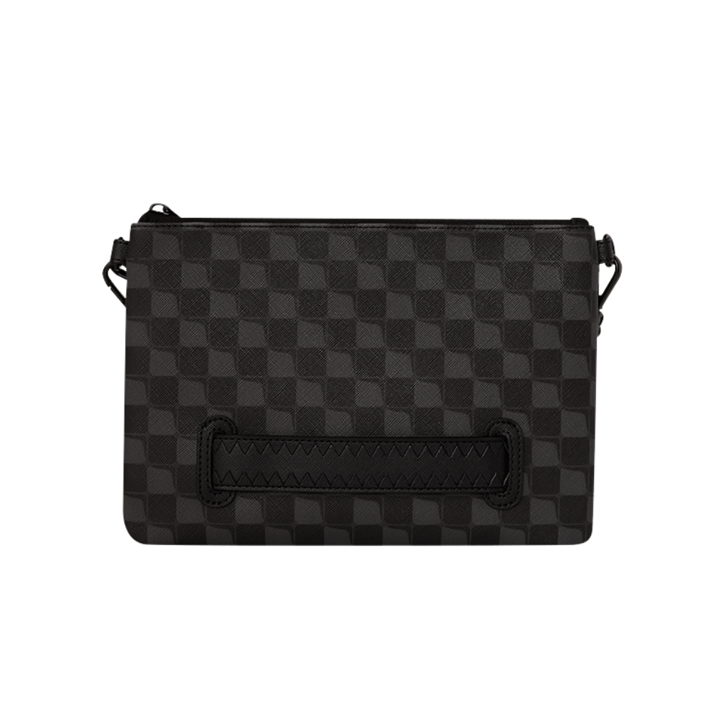 Sprayground Sharks In Paris Balloon Black Crossover Clutch