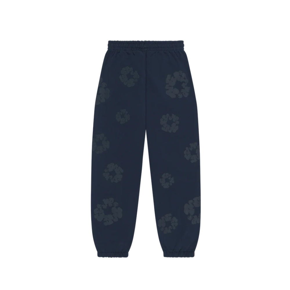 Denim Tears Mono Cotton Wreath Sweatpants Navy