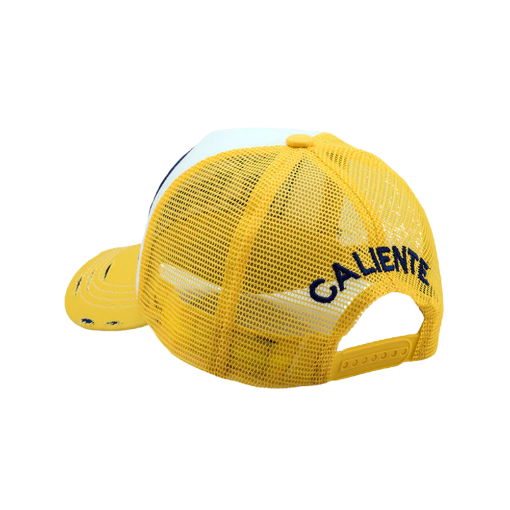 St.Tropez Yellow/White/Yellow Cap