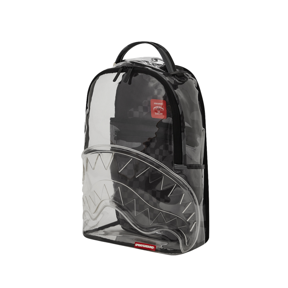 Sprayground 3AM Shark Detail Clear Backpack