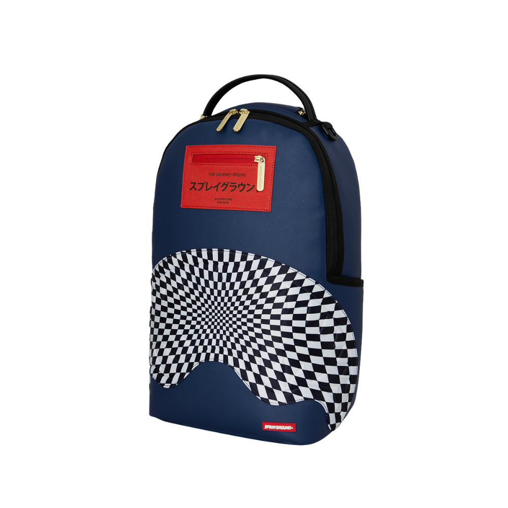 Sprayground Ichimatsu-moyo Warp Check Shark DLXSV Backpack