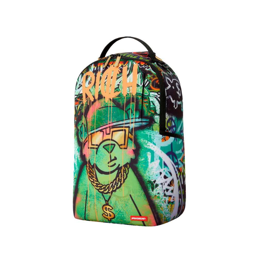 Sprayground Money Bear Graff Mural DLXSR Backpack