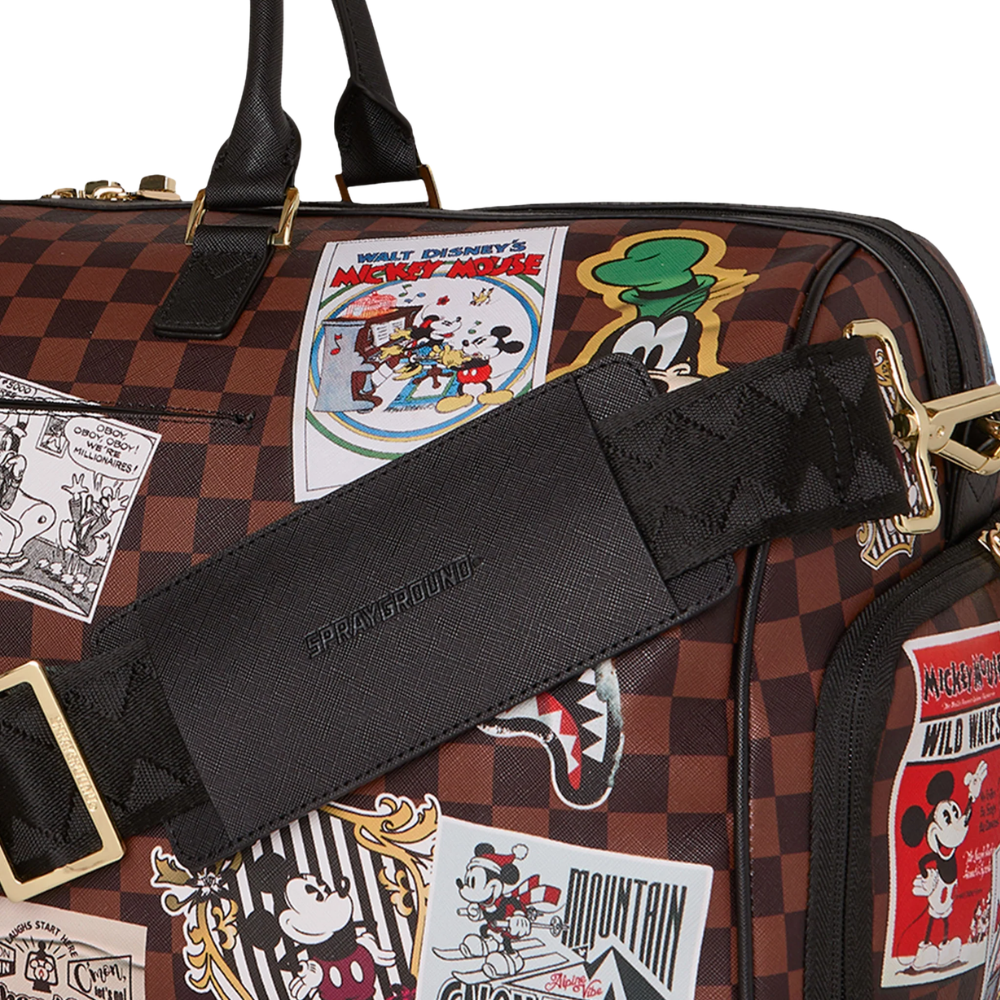 Sprayground Mickey Global Mogul Style Large Duffle