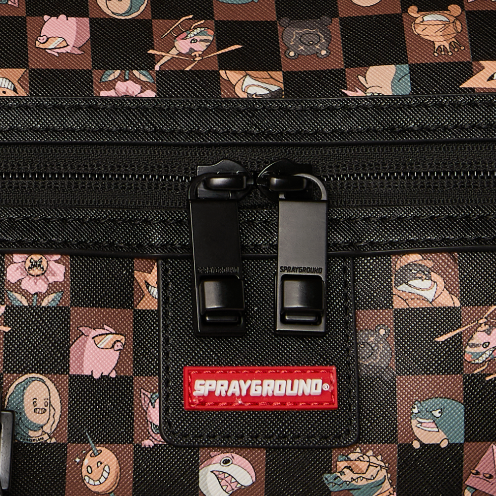 Sprayground Peeking Characters Remix Duffle
