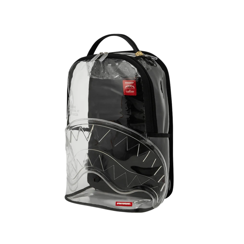 PARTIAL CLEAR SHARK CENTRAL DLX BACKPACK