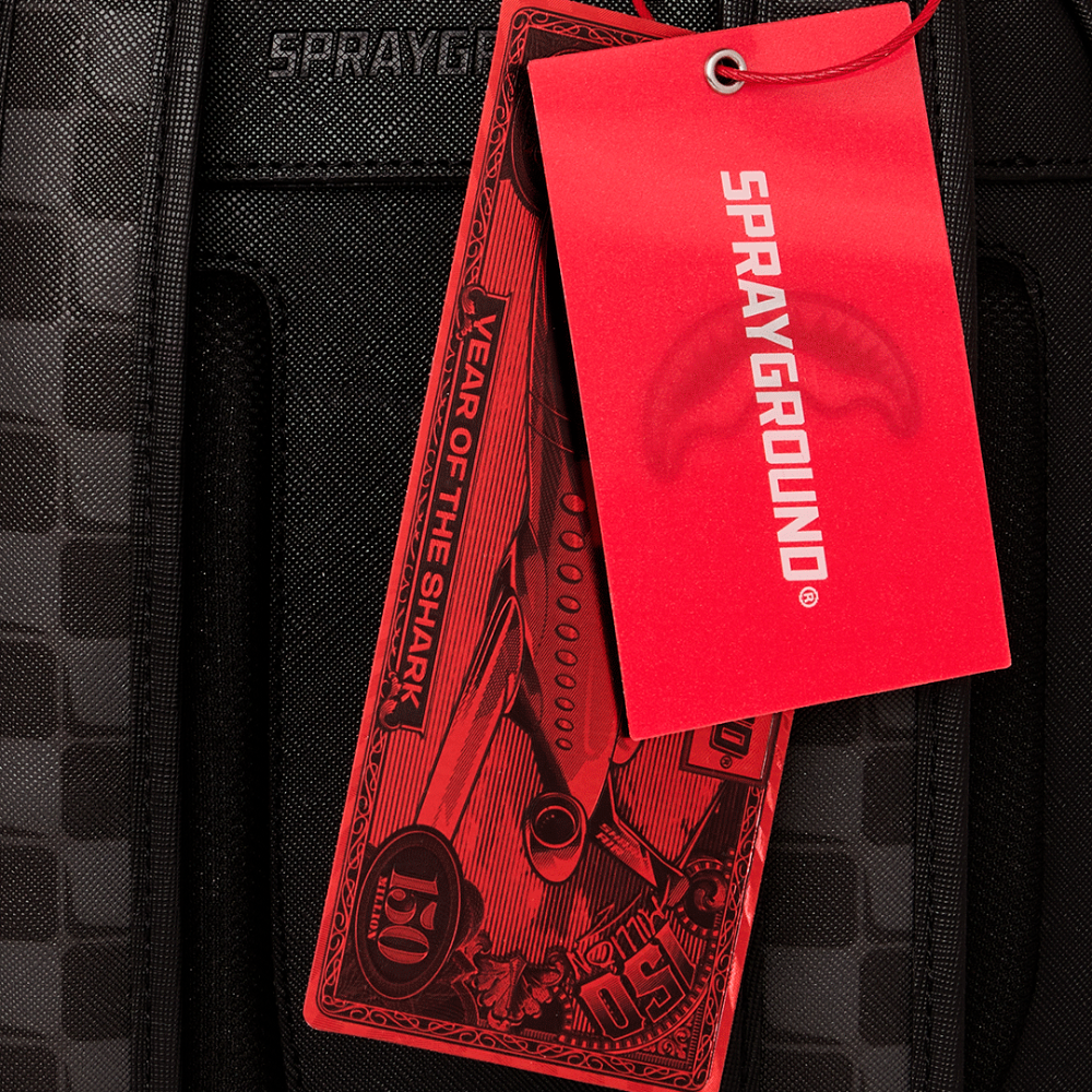 Sprayground Sharks In Paris Balloon Black Savage Backpack