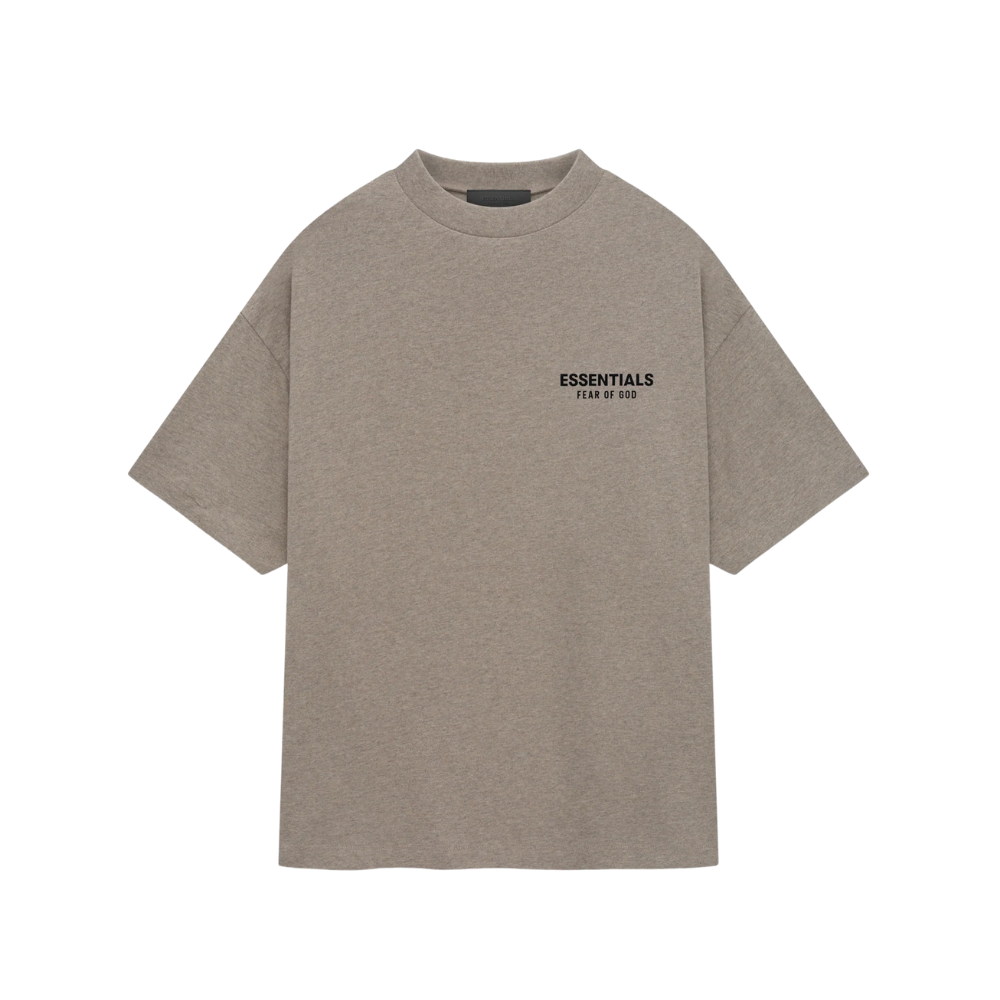 Fear of God Essentials Heather Gray Jersey Crewneck Tee