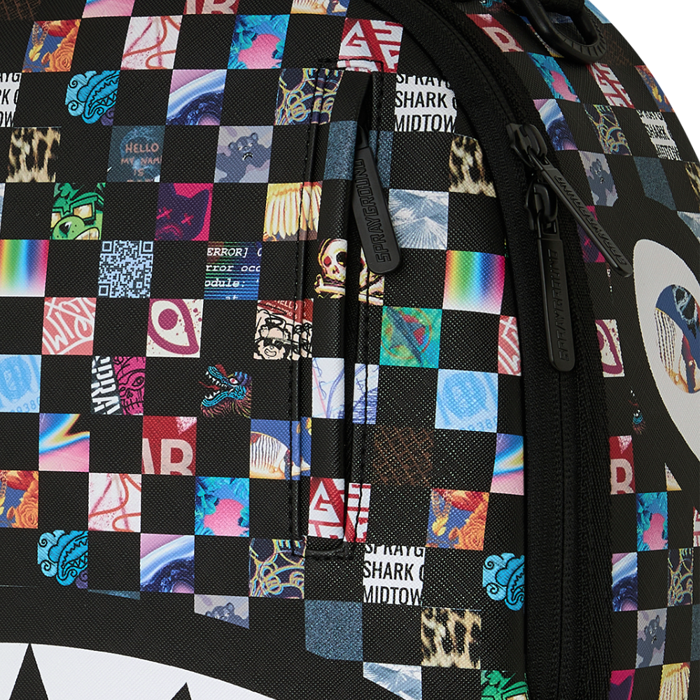 Sprayground Crazy Check DLXSV Backpack