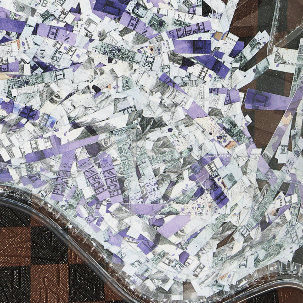 Sprayground Shredded Money DLXSV Backpack