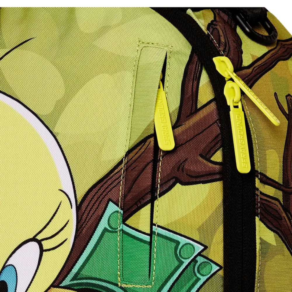 LOONEY TUNES TWEETY MONEY NEST SHARK DLXR BACKPACK