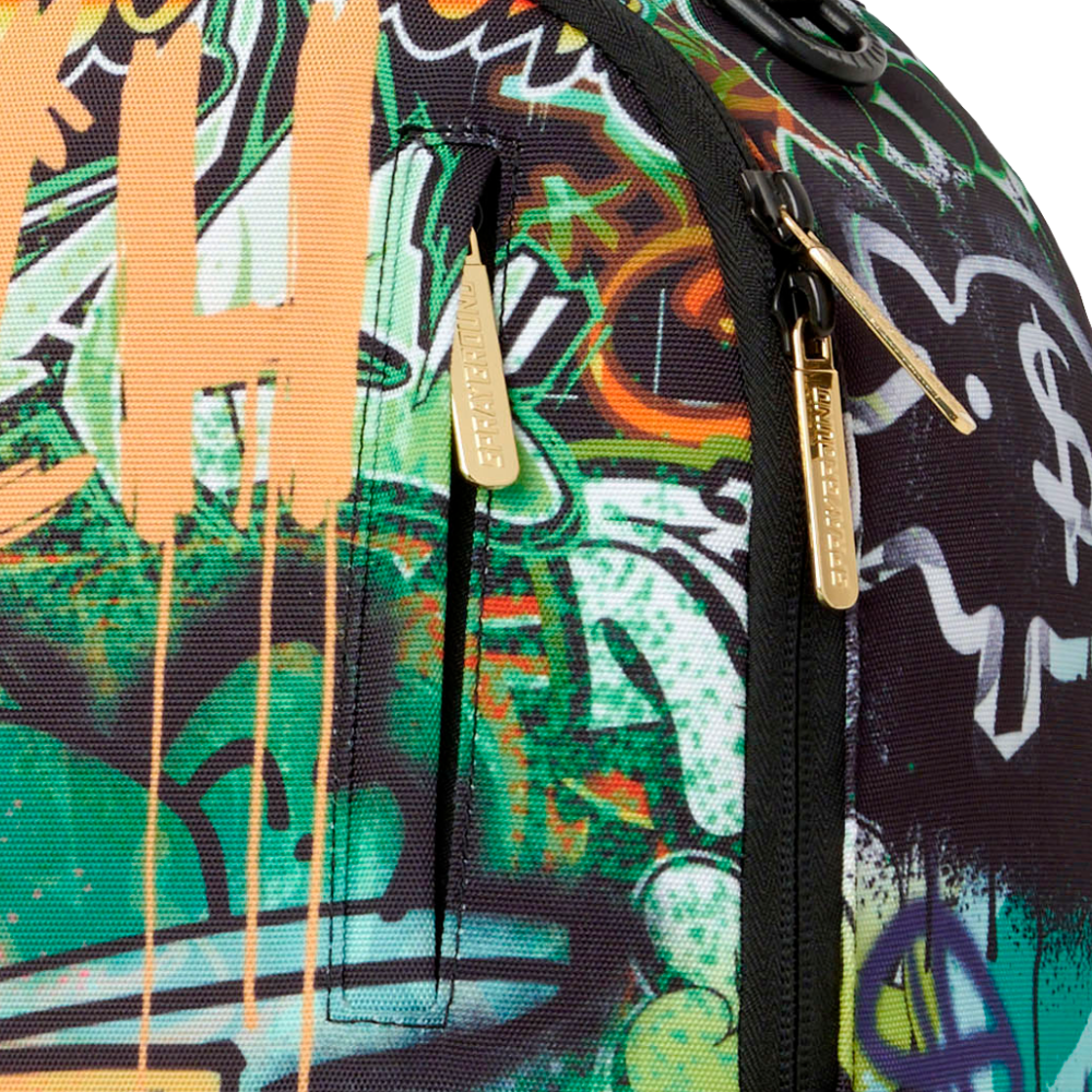 Sprayground Money Bear Graff Mural DLXSR Backpack