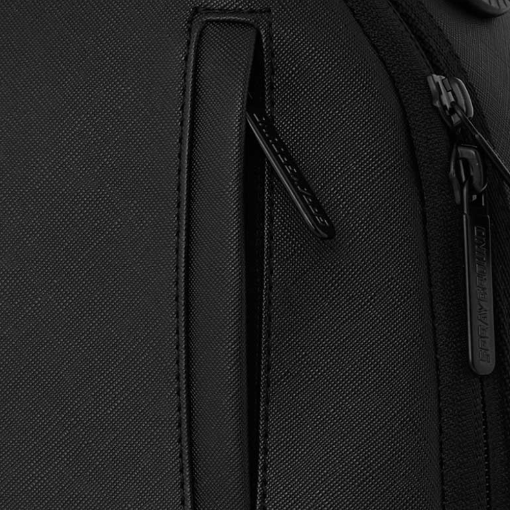 Sprayground Lux Black Ghost Drip Mini DLX Backpack