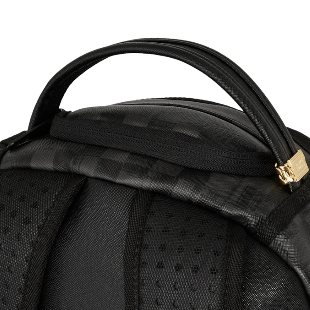 Sprayground Torn Graff Check DLXSV Backpack