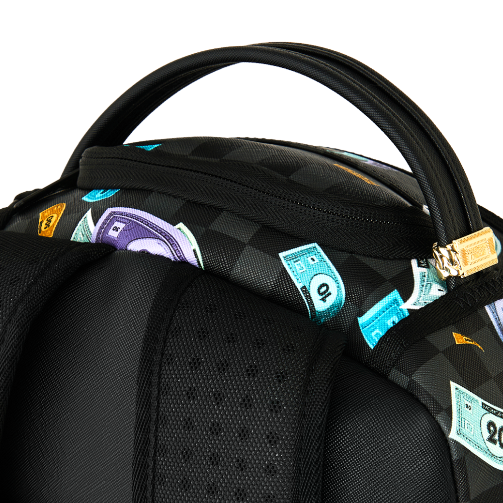 Sprayground Monopoly Go Sharkmouth Stencil DLXSV Backpack