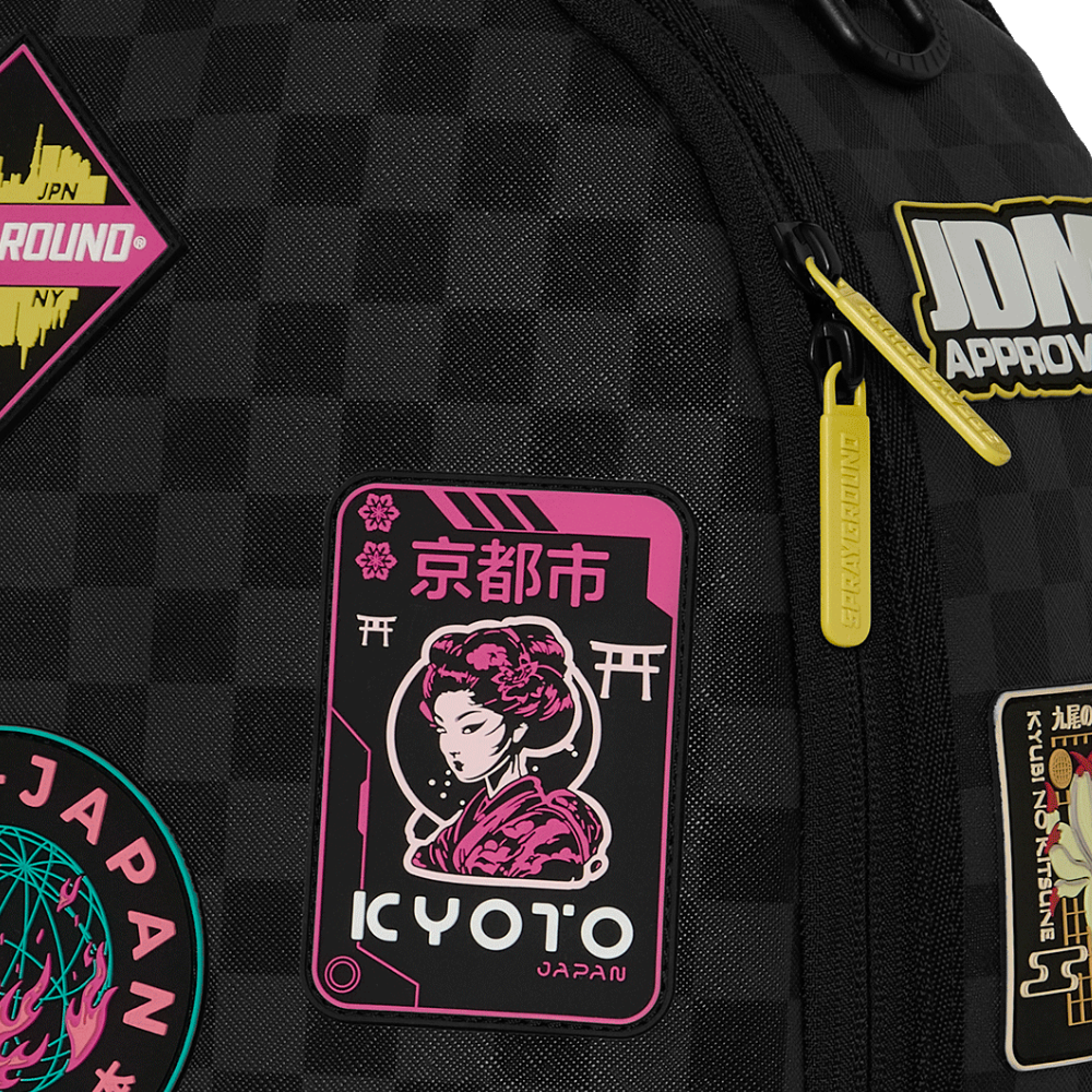 Sprayground Global Mogul Cyber Punk Japan Cities DLXSV Backpack