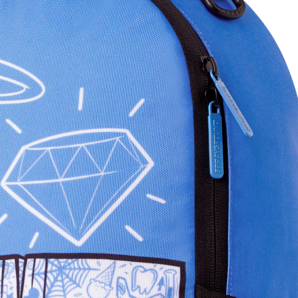 Sprayground Money Boys Color Block Doodle DLXSR Backpack