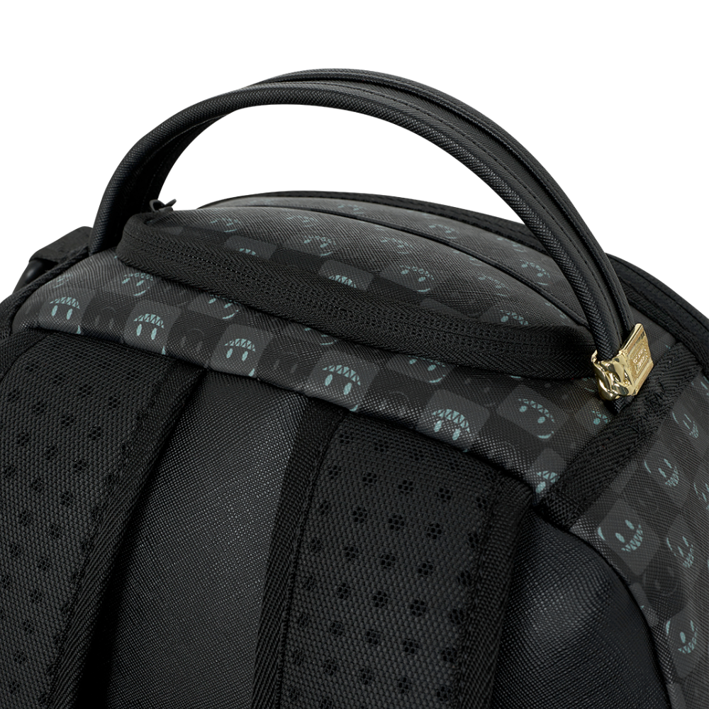 Sprayground Sharks In Paris WTF Bubbly Black Check DLXSV Backpack