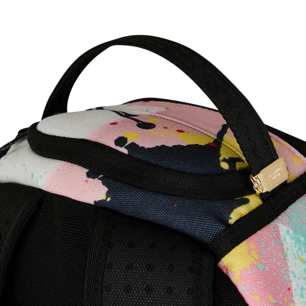 Sprayground Shark Central Pink Lab Coat Street Art DLXSR Backpack