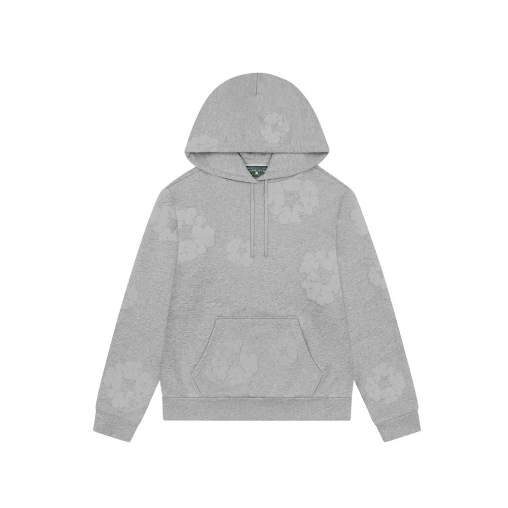 Denim Tears Mono Cotton Wreath Hoodie Grey