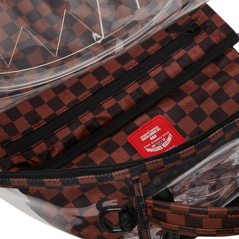 Zaino CLEAR BROWN CHECK CLEAR