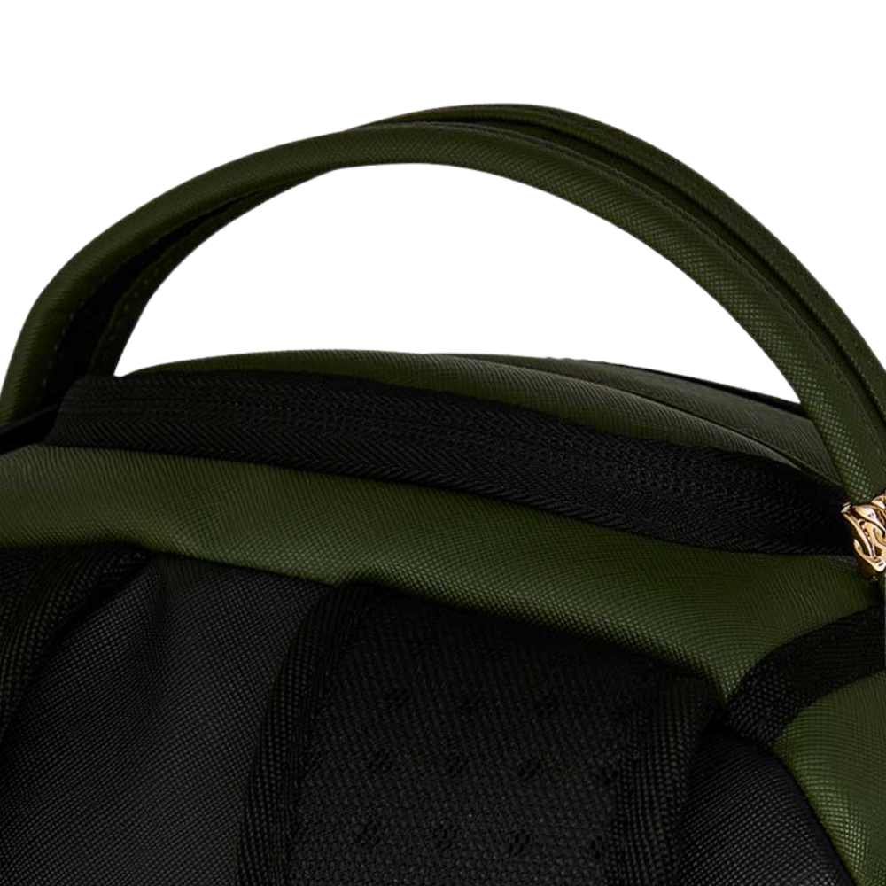 Sprayground Shark Central Embossed Green DLXSV Backpack