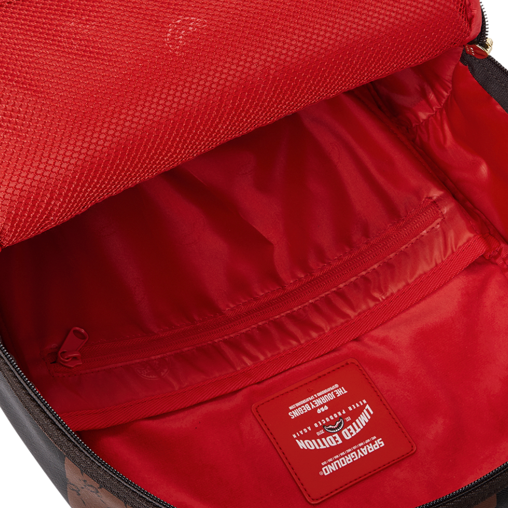Sprayground Enlarged Check Paris Backpack