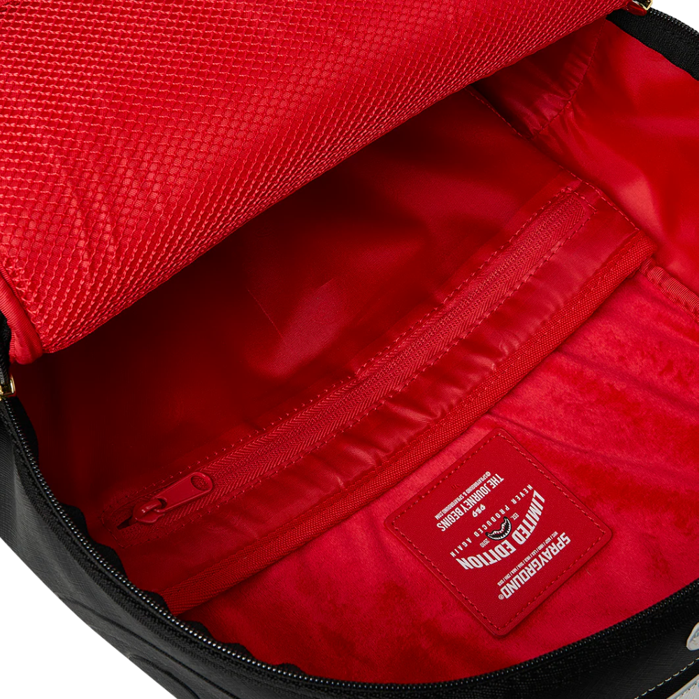 Sprayground Cream Check Side Drip Backpack