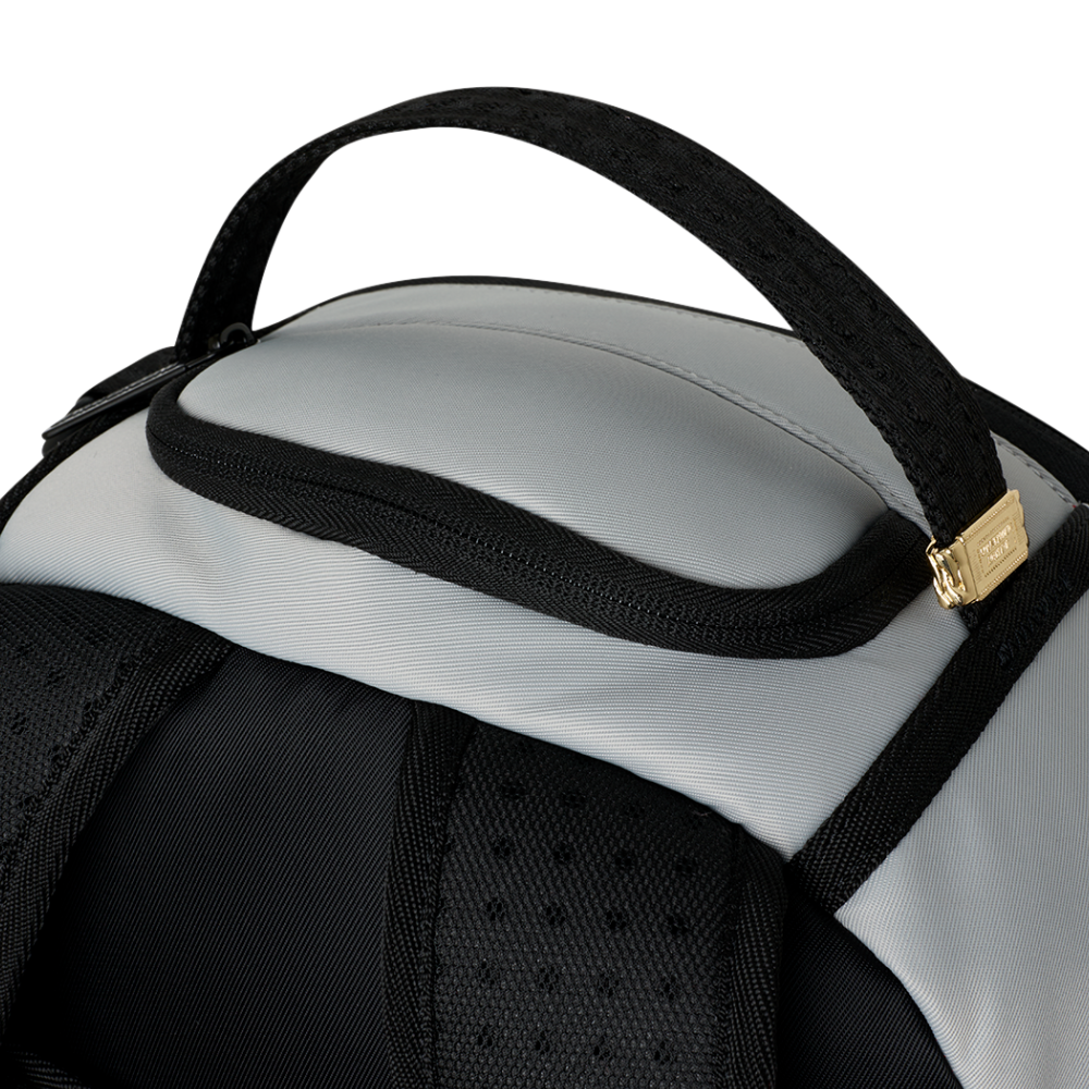 Sprayground Shark Central Tonal Gray Nylon DLXS Backpack