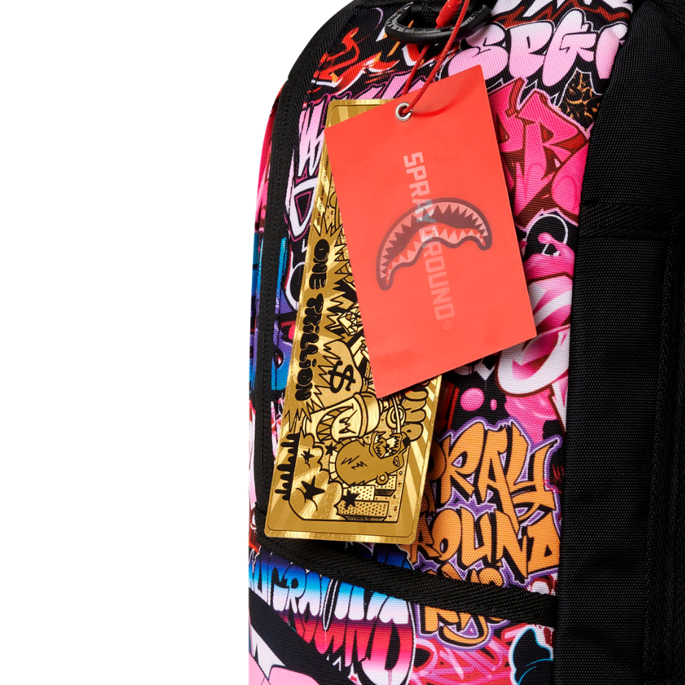 Sprayground Cash Stacks Kitty DLXSR Backpack