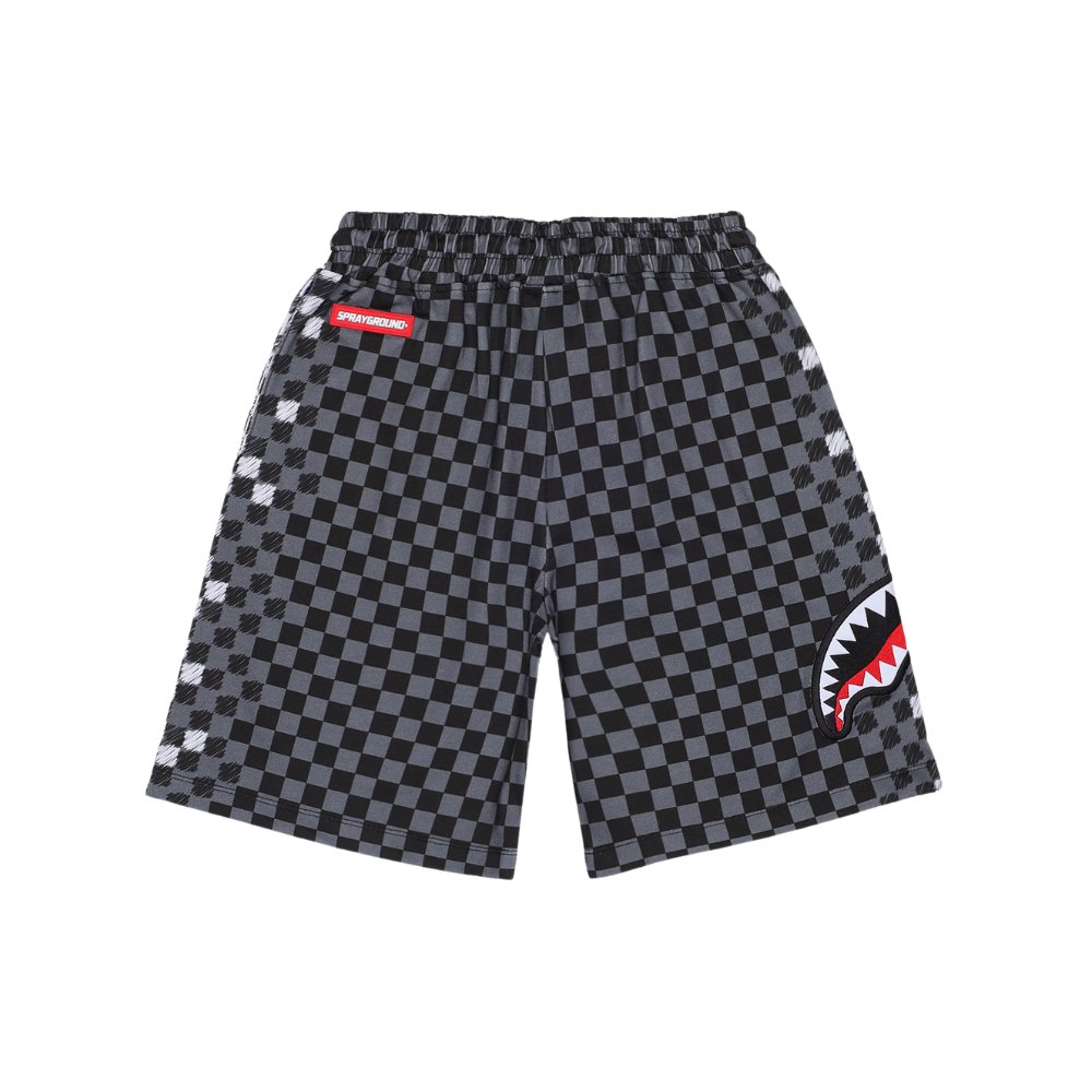 SPRAYGROUND CHECKERED SKETCH SHORTS