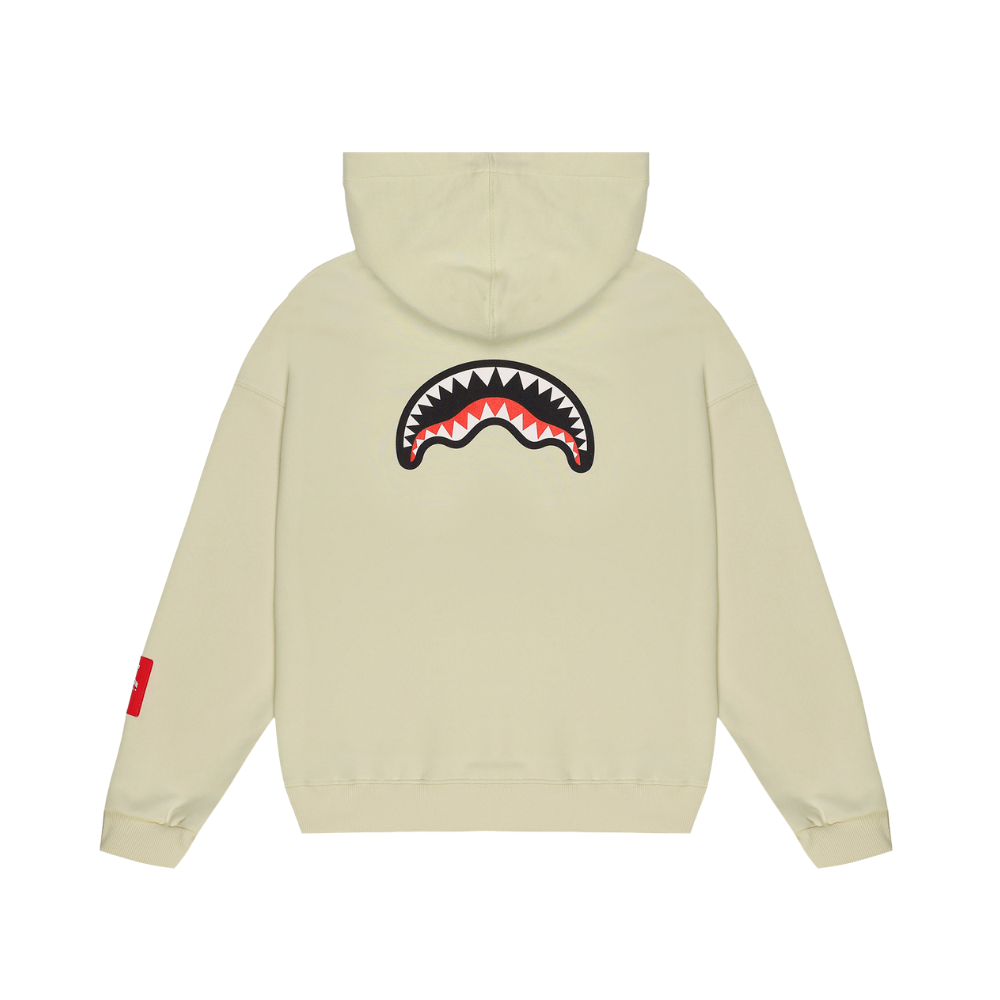 SPRAYGROUND SHARK BASIC REGULAR HOODIE IVORY