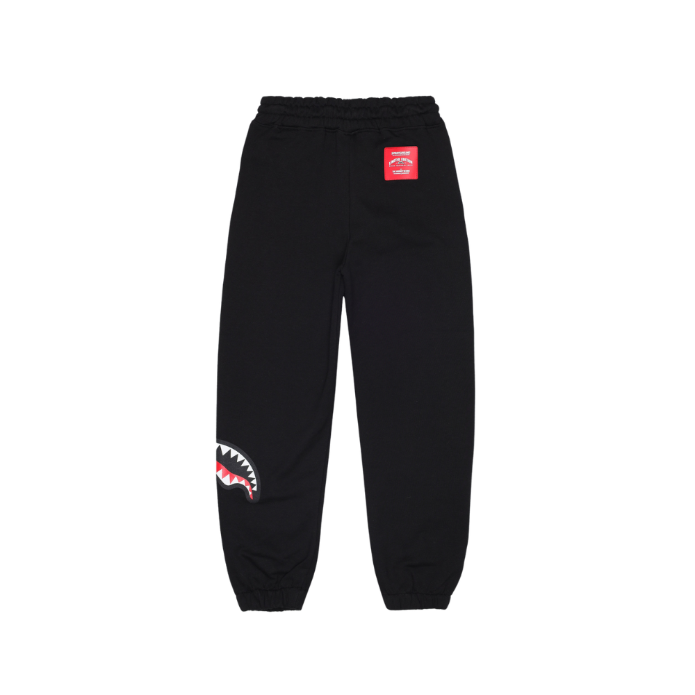 SPRAYGROUND SHARK BASIC BAGGY PANTS BLACK