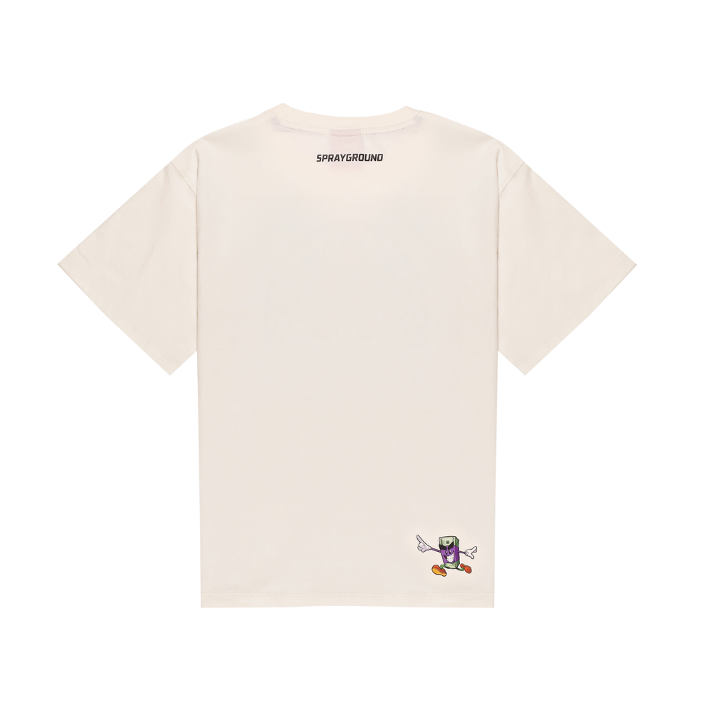 SPRAYGROUND GET OUT BEAR OVER T-SHIRT IVORY