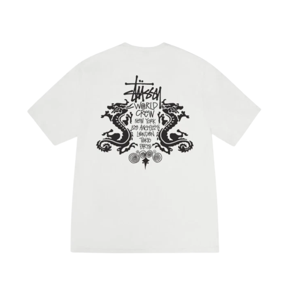 STÜSSY DOUBLE DRAGON PIGMENT DYED TEE