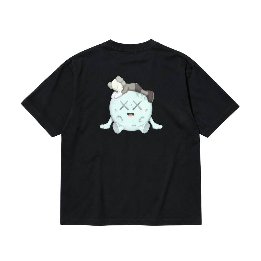 Uniqlo 'KAWS UNIVERSE' Moon & Companion UT Graphic T-Shirt - Black - Unisex