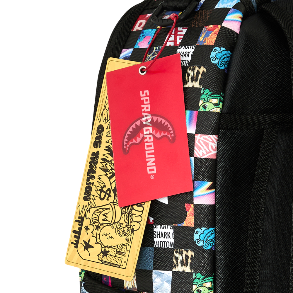 Sprayground Crazy Check DLXSV Backpack