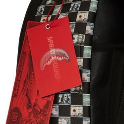 MONEY CHECK PATTERN DLXSV BACKPACK
